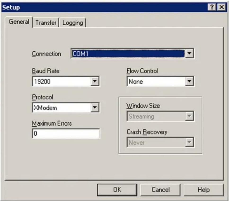 DATALOGIC Falcon 345 - General Tab - 1