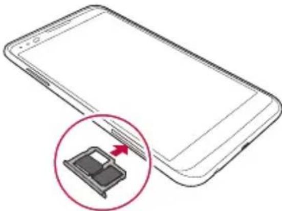 LG X Power K220DSZ - Memasang kad SIM - 4