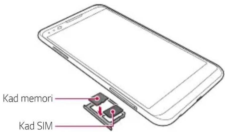 LG X Power K220DSZ - Memasukkan kad memori - 2