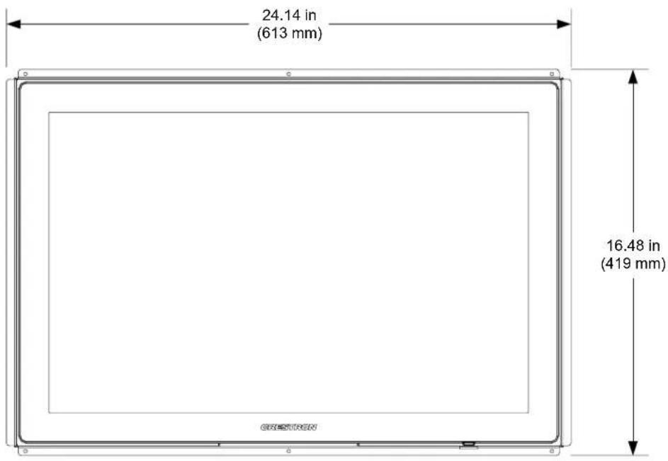 24.14 in (613 mm) 16.48 in (419 mm) CRESTREN