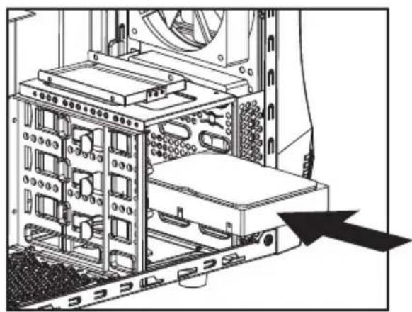 Rosewill Challenger-S - Install 3.5"/2.5" HDD/SSD - 1
