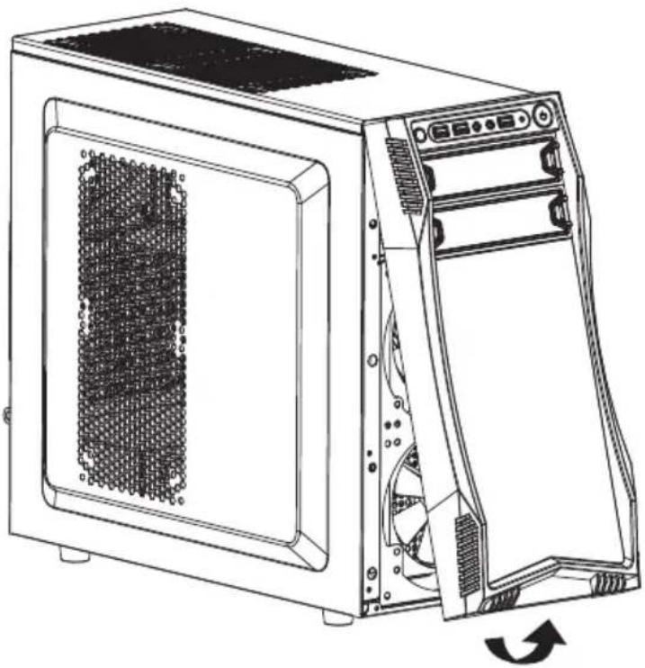 Rosewill Challenger-S - Install External 5.25" device - 1