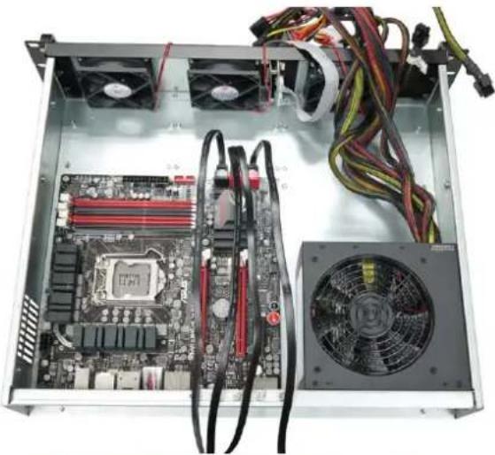Rosewill RSV-Z2600 - Motherboard, PSU, and HDD Installation - 4