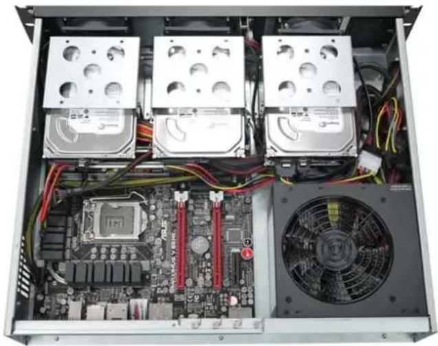 Rosewill RSV-Z2600 - Motherboard, PSU, and HDD Installation - 8