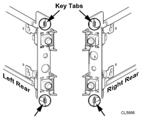Key Tabs Left Rear Right Rear CL5866