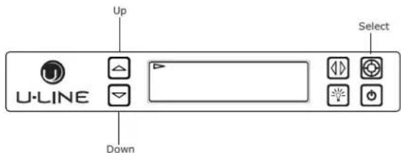 Up Select U-LINE Down
