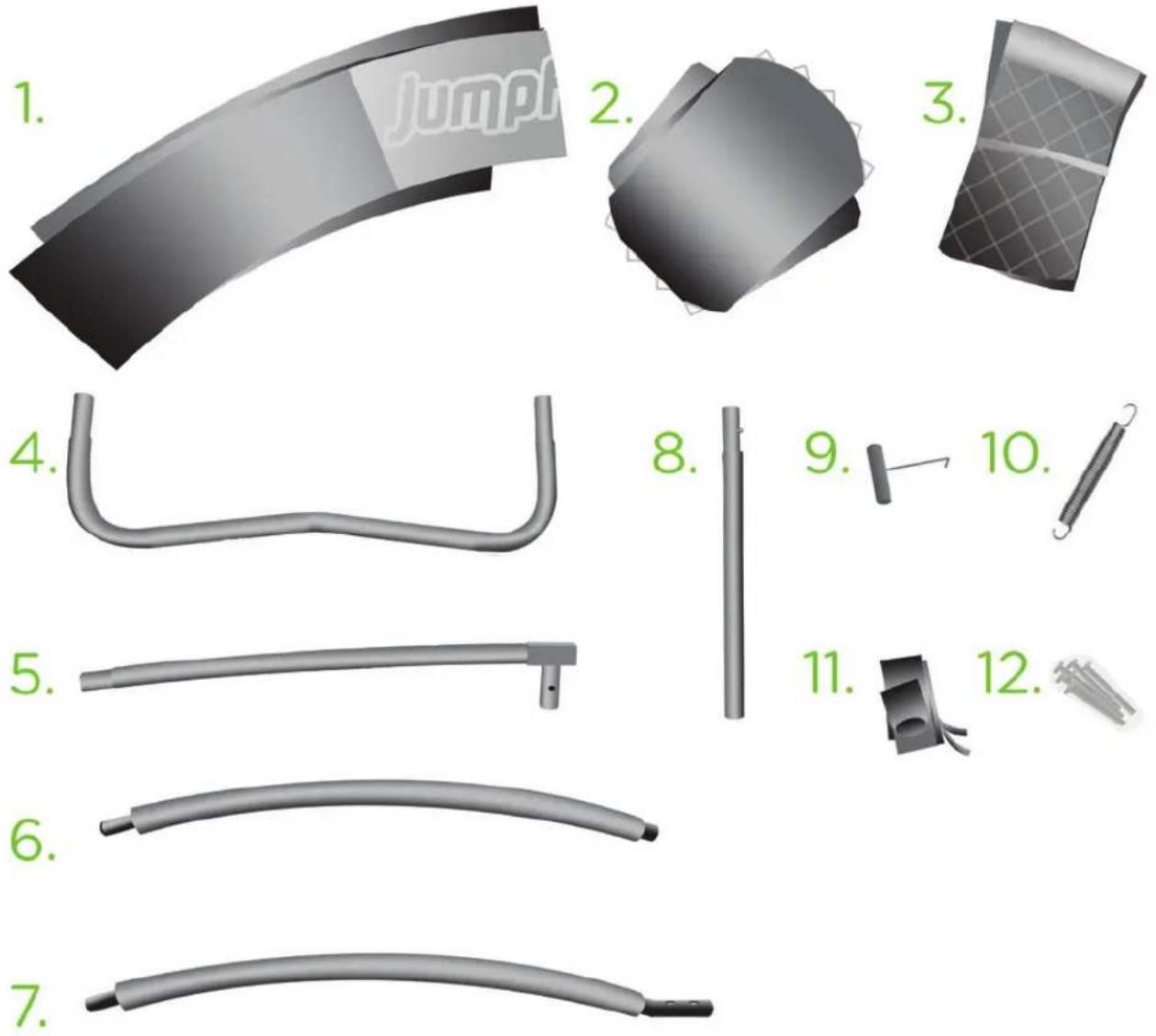 JumpFlex Flex140 Lifestyle - Trampoline | Assembly Instructions - 1