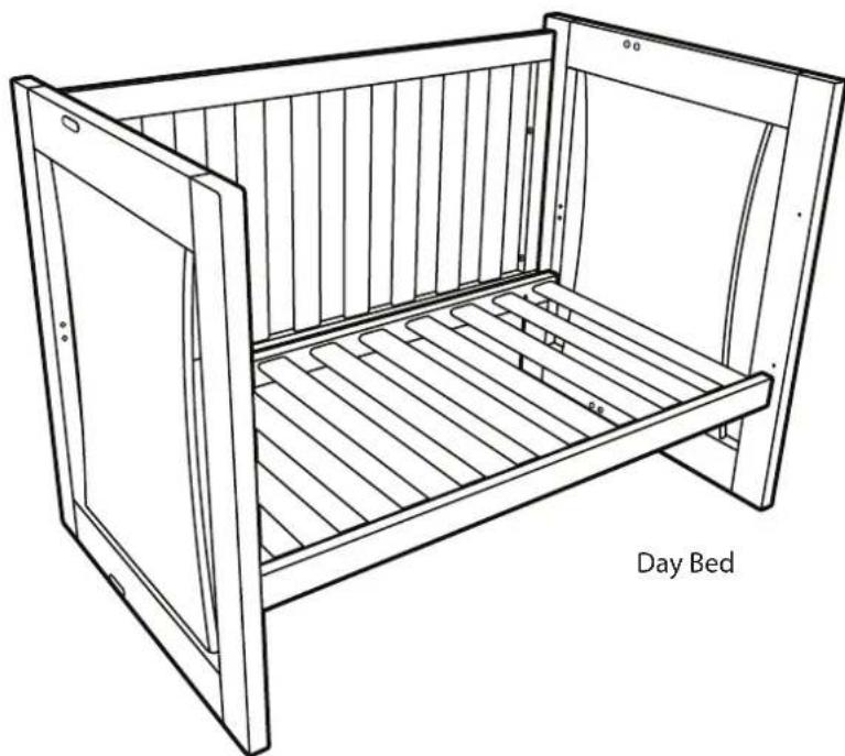 Grotime Rollover - DAY BED CONVERSION - 1