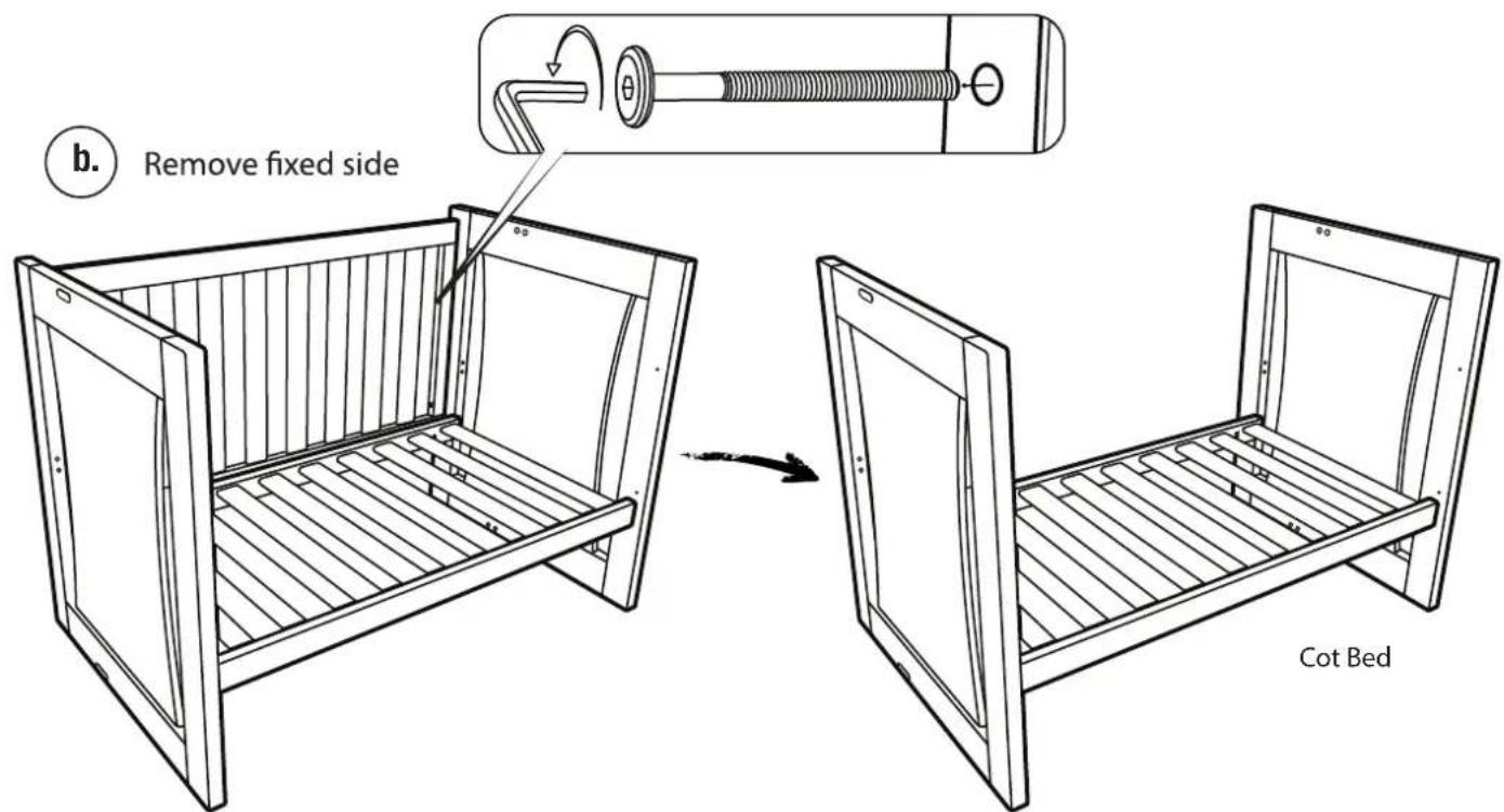 Grotime Rollover - COT BED CONVERSION - 1