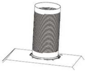 WESTINGHOUSE WRI814BB - Fixing the flue pipe - 1