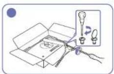 SAMSUNG C24FG73FQE - Assembling the Stand base (C\*FG73\* model only) - 10