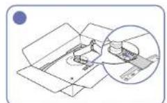 SAMSUNG C24FG73FQE - Assembling the Stand base (C\*FG70\* model only) - 7