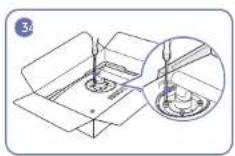 SAMSUNG C24FG73FQE - Assembling the Stand base (C\*FG73\* model only) - 3