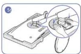 SAMSUNG C24FG73FQE - Attaching the Stand (C\*FG70\* model only) - 5