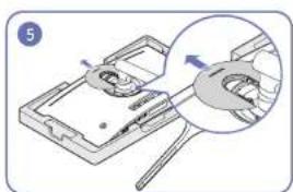 SAMSUNG C24FG73FQE - Removing the Stand (For Attaching the BRACKET WALL) (C\*FG73\* model only) - 5