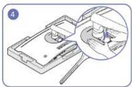 SAMSUNG C24FG73FQE - Removing the Stand (For Attaching the BRACKET WALL) (C\*FG73\* model only) - 4