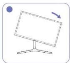 SAMSUNG C24FG73FQE - Rotating the Monitor Screen - 9