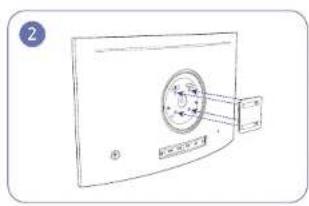 Diagram of a door panel with labeled components and a circular dial indicator