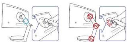 Diagram illustrating a procedure for removing a device from a computer, with red prohibition symbols indicating removal or disassembly.