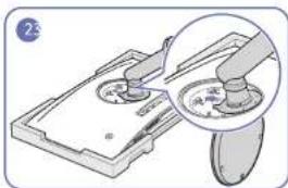 SAMSUNG C24FG73FQE - Attaching the Stand (C\*FG70\* model only) - 2