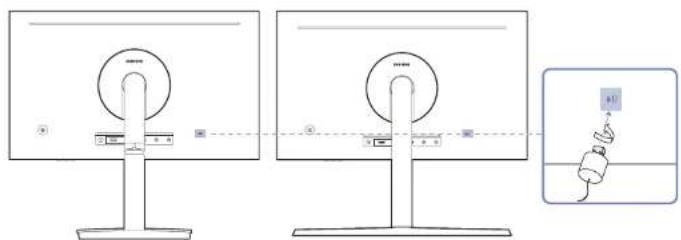 Diagram showing two computer monitor setups with a close-up of the screen, one with a hand icon pointing to it.