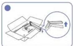 SAMSUNG C24FG73FQE - Assembling the Stand base (C\*FG70\* model only) - 8