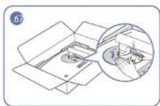 SAMSUNG C24FG73FQE - Assembling the Stand base (C\*FG73\* model only) - 6