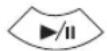 Amplicom PowerTel 725 - Listen to messages or memos using the base buttons - 1