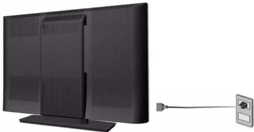 WESTINGHOUSE SK-32H240S - Connect power cable and power on the High Definition LCD TV - 1