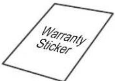 Warranty Sticker