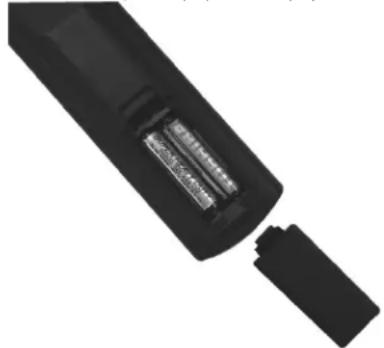 WESTINGHOUSE LTV-32W6 - Insert Remote Control Batteries - 1