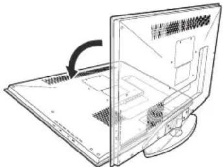 WESTINGHOUSE LD-3255VX - REMOVING THE LED TV BASE - 1