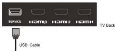 SERVICE HOM13 HOM12 HOM11 TV Back USB Cable