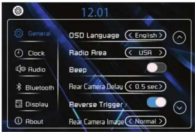 JENSEN CDR7011 - Setup Menu - 1