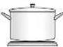Chef CFG504SANG - Choosing utensils for gas and electric hotplates - 3
