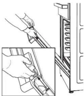 Chef CFE536WB - To remove the inner door glass for cleaning - 3
