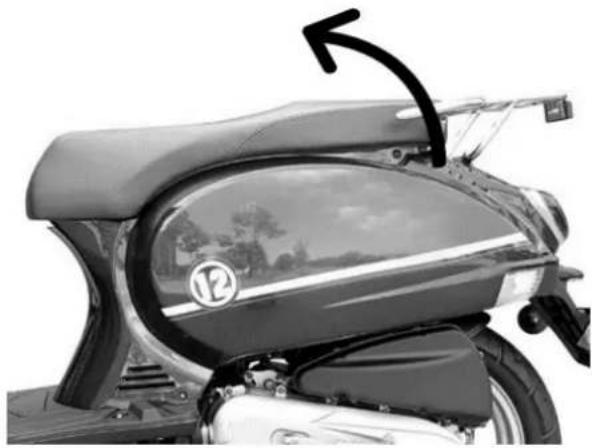 Genuine Urbano 50i - Seat Lock - 1