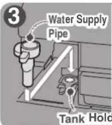 Water Supply Pipe Tank Hold