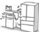 MITSUBISHI MR-WX470F - When Installing the Refrigerator - 2