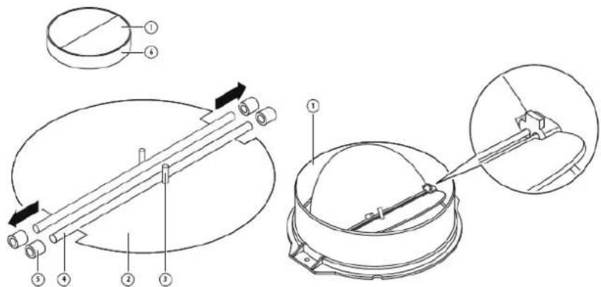 Everdure RBES9012 - Mounting the V-Flap - 1
