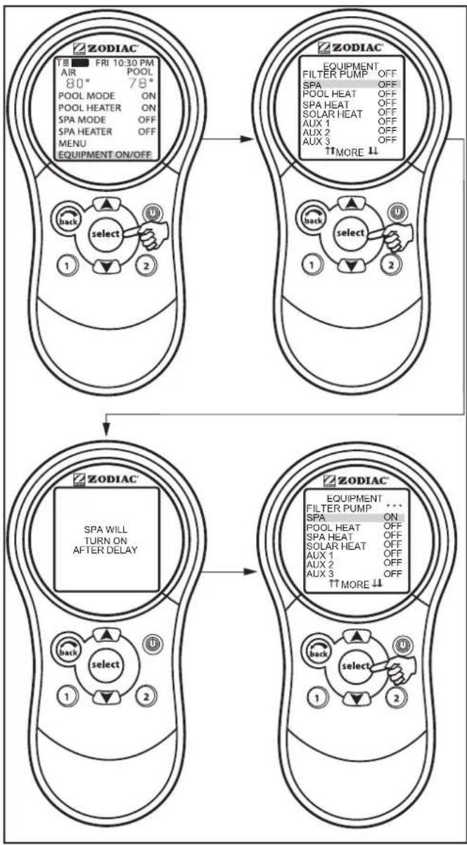 ZODIAC AquaLink M8 - To use Spa - 1