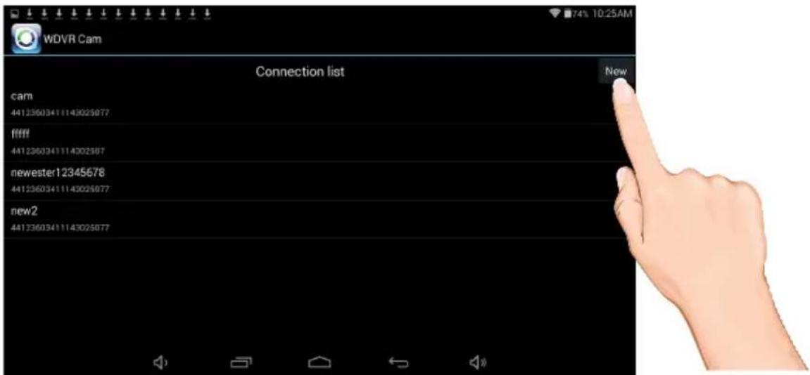 WDVR Cam Connection list New cam 44123603411143025077 ffffff 4412360341114302507 newester12345678 44123603411143025077 new2 44123603411143025077