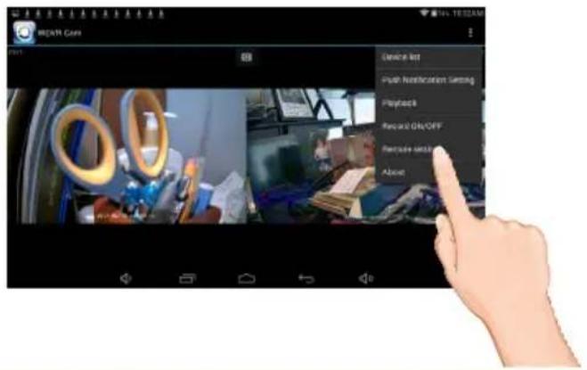 BROWA Gain General list Push Nettler/Control Setting Playback Record Give/OFF Remode mini About