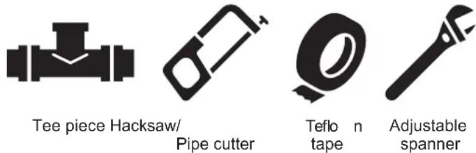 Davey TankSense - Tools required - 1