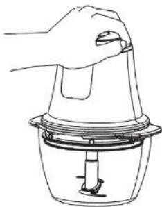 SUNBEAM Mini Glass MultiChopper FCP1000 - ss Mini MultiChopper - 1