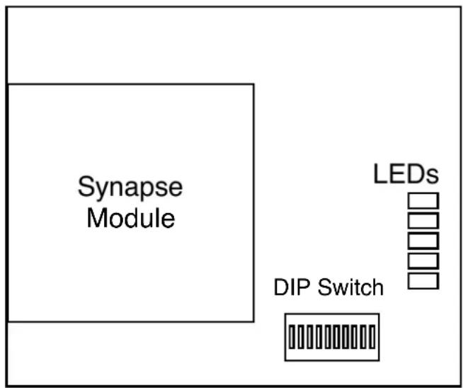 Synapse Module LEDs DIP Switch