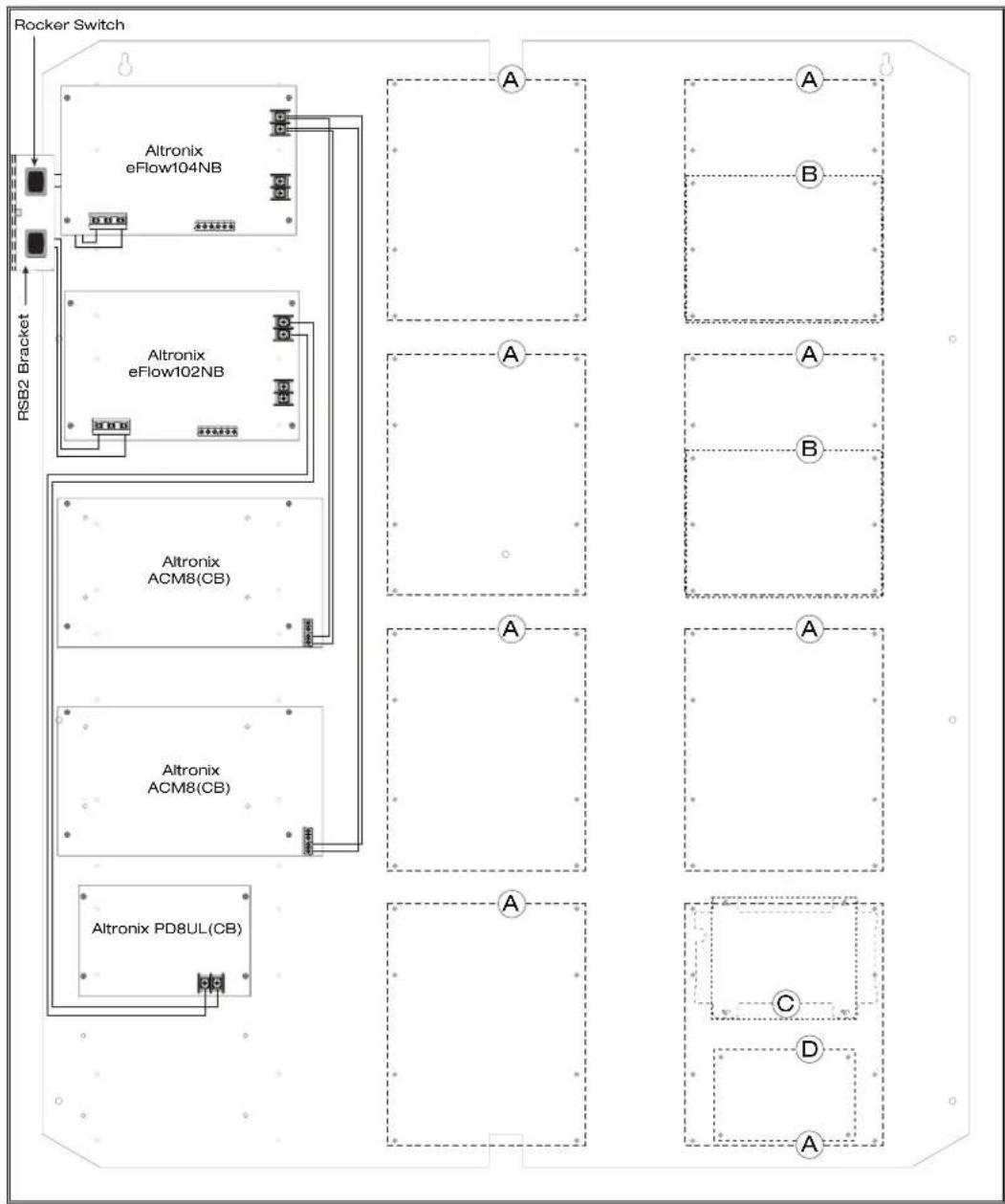 Altronix T3MK75F16 - T3MK75F16 and T3MK75F16D: Configuration of Mercury Boards: - 1