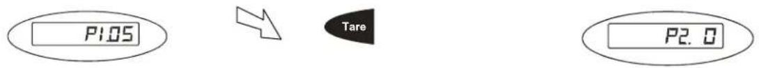 P1.05 Tare P2.0