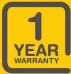 1 YEAR WARRANTY