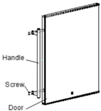 Accucold ADA305AF - Reversing the Door Swing - 1